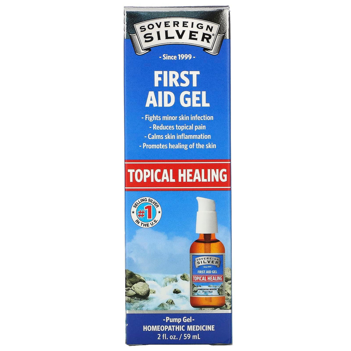 Sovereign Silver, First Aid Gel, 2 fl oz (59 ml) - Supply Center USA