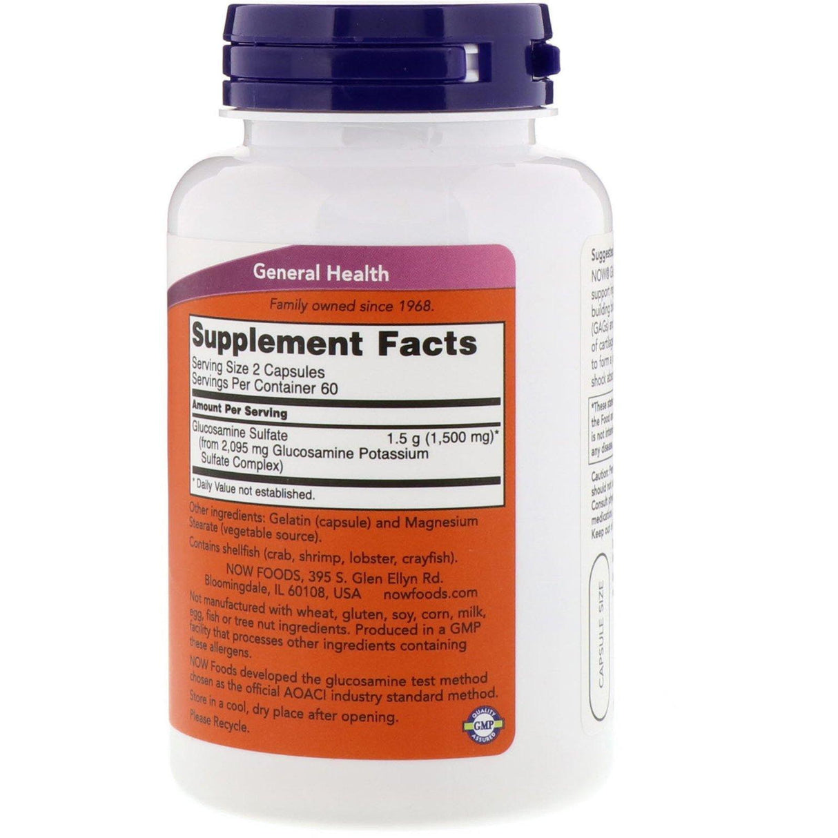 Now Foods, Glucosamine Sulfate, 750 mg, 120 Capsules - Supply Center USA