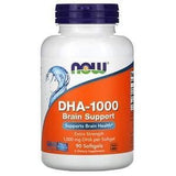 Now Foods, DHA-1000 Brain Support, Extra Strength, 1,000 mg, 90 Softgels - Supply Center USA