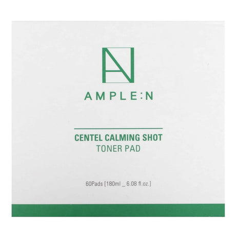 AMPLE:N, Centel Calming Shot, Toner Pad, 60 Pads, 6.08 fl oz (180 ml) - Supply Center USA