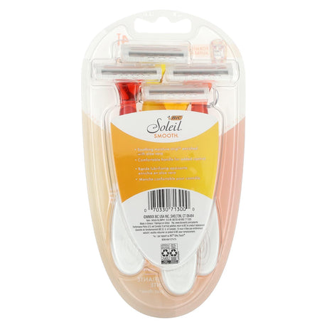 BIC, Soleil Smooth, Disposable Razors, 4 Disposable Razors - Supply Center USA