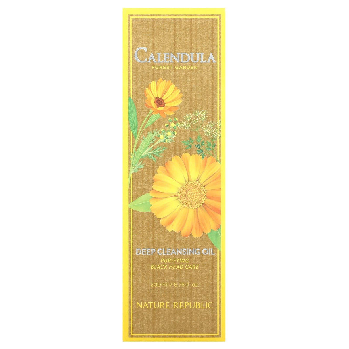 Nature Republic, Calendula Forest Garden, Deep Cleansing Oil, 6.76 fl oz (200 ml) - Supply Center USA