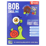 Bob Snail, Fruit Rolls, Apple-Blueberry, 10 Rolls, 0.35 oz (10 g) Each - Supply Center USA