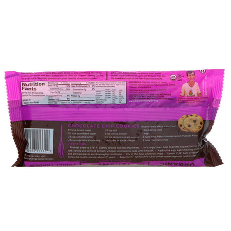 Equal Exchange, Organic, Chocolate Chips, Bittersweet, 70% Cacao, 10 oz (283.5 g) - Supply Center USA