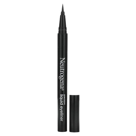 Neutrogena, Precision Liquid Eyeliner, Jet Black 10, 0.013 fl oz (0.38 ml) - Supply Center USA