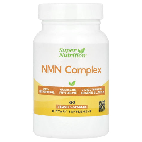 Super Nutrition, NMN Complex, 60 Veggie Capsules - Supply Center USA