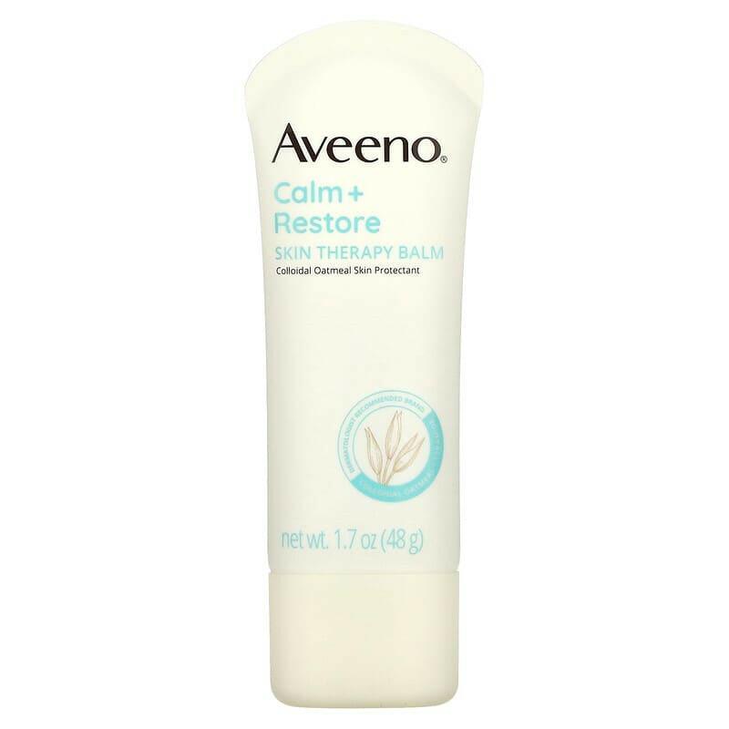 Aveeno, Calm + Restore, Skin Therapy Balm, Fragrance Free, 1.7 oz (48 g) - Supply Center USA