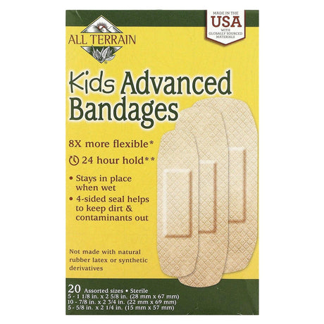 All Terrain, Kids Advanced Bandages, 20 Count - Supply Center USA