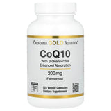 California Gold Nutrition, CoQ10 with Bioperine®, 200 mg, 120 Veggie Capsules - Supply Center USA