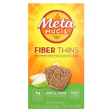 Metamucil, Fiber Thins, Apple Crisp, 12 Packets, 0.77 oz (22 g) Each - Supply Center USA