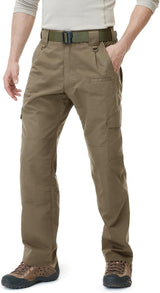 CQR Men'S Tactical Pants, Water Resistant Ripstop Cargo Pants, Lightweight EDC Work Hiking Pants, Outdoor Apparel