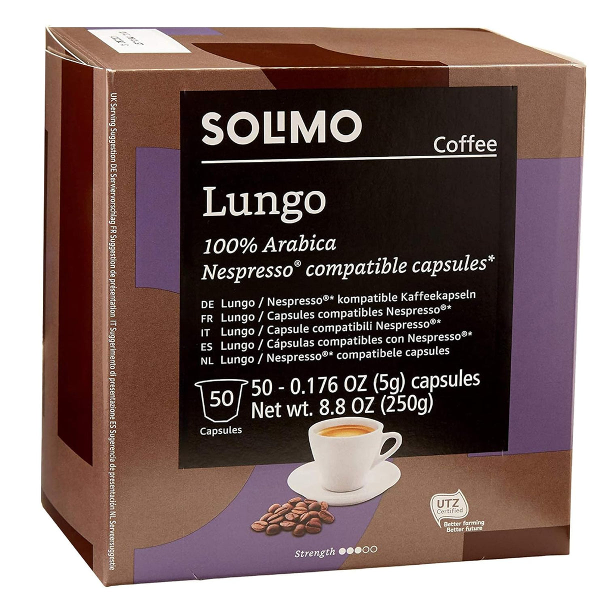 Amazon Brand - Solimo Dark Roast Coffee Pods, Compatible with Keurig 2.0 K-Cup Brewers 100 Count(Pack of 1)
