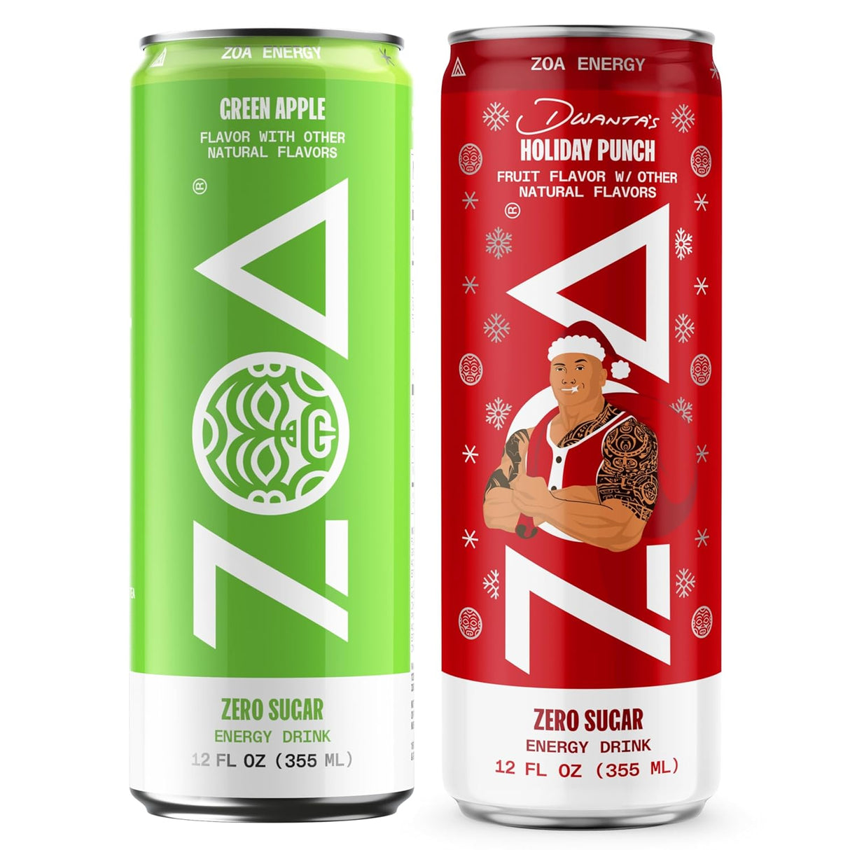 ZOA Zero Sugar Energy Drinks, Variety Pack - Sugar Free with Electrolytes, Healthy Vitamin C, Amino Acids, Essential B-Vitamins, and Caffeine from Green Tea - 12 Fl Oz (12-Pack)
