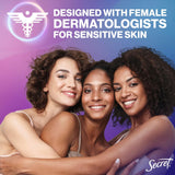 Secret Whole Body Deodorant Stick for Women, Travel Size, Peach & Vanilla Blossom Scent, Aluminum Free Deodorant, 72 HR Odor Protection, 0.5 Oz