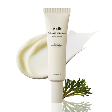 Abib Collagen Eye Crème Jericho Rose Tube for Dark Circles and Puffiness, under Eye Fine Lines