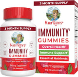 Mary Ruth'S 5-1 Immunity Gummies with Elderberry for Kids & Adults | Cherry | Pectin Based | Vegan | 90 Count - Supply Center USA