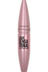 Maybelline Lash Sensational Washable Mascara, Lengthening and Volumizing for a Full Fan Effect, Blackest Black, 1 Count - Supply Center USA