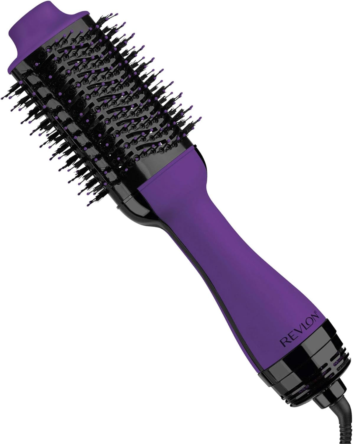 REVLON One Step Volumizer plus Hair Dryer and Styler | More Volume, Less Damage, and More Styling Control for Easy and Fast Salon-Style Blowouts, plus Travel Friendly (Black)
