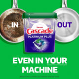 Cascade Platinum plus Dishwasher Pod, Dish Detergent Actionpacs, Dishwasher Detergent, Fresh, 52 Count