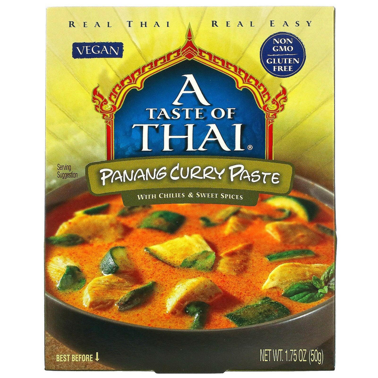 A Taste Of Thai, Green Curry Paste, 1.75 oz (50 g) - Supply Center USA