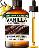 Kukka Tea Tree Oil for Skin, Healthy Hair & Toenails - Huge 4 Fl Oz - 100% Pure Natural Australian Tea Tree Essential Oil - Experience Therapeutic Melaleuca Oil for Scalp, Nails & Soap Making Scent