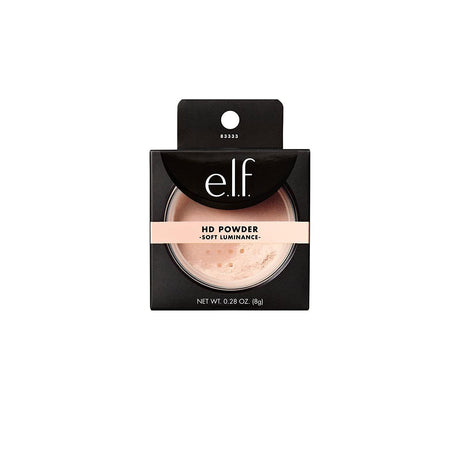 E.L.F. High Definition Powder, Loose Powder, Lightweight, Long-Lasting, Creates Soft Focus Effect, Masks Fine Lines & Imperfections, 0.28 Oz, Soft Luminance - Supply Center USA