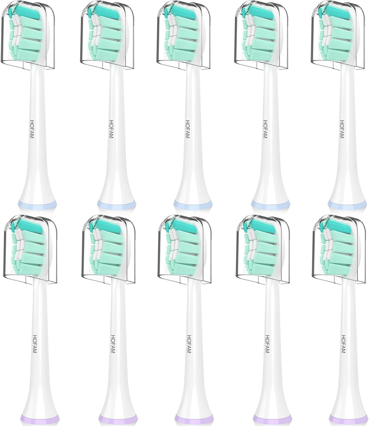 Replacement Toothbrush Heads for Philips Sonicare Replacement Heads C2, Electric Replacement Brush Head Compatible with Phillips Sonicare Toothbrush C2,C1,For Philips Sonic Care Brush,10 Pack