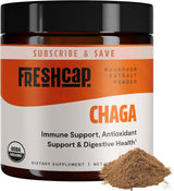 Freshcap Ultimate Mushroom Complex - Ayurveda Lions Mane, Reishi, Cordyceps, Chaga, Turkey Tail, Maitake - Immune Support & Nootropic Supplements for Immunity, Energy, Memory & Focus (120 Capsules)