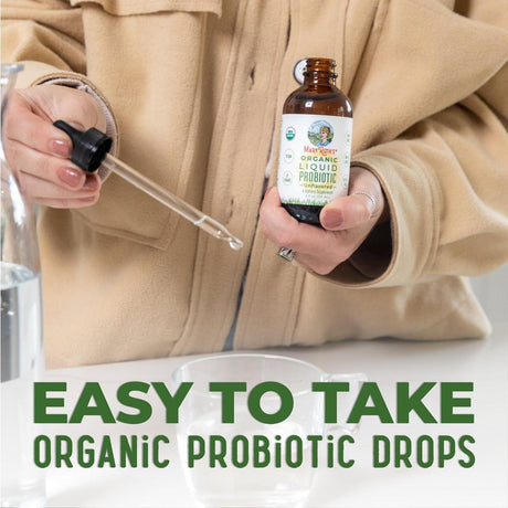 Maryruth Organics USDA Organic Liquid Probiotic, Digestive Health, Gut Health, Probiotics for Women, Probiotics for Men, Probiotics for Kids, Acidophilus Probiotic, Vegan, Non-Gmo, 40 Servings - Supply Center USA