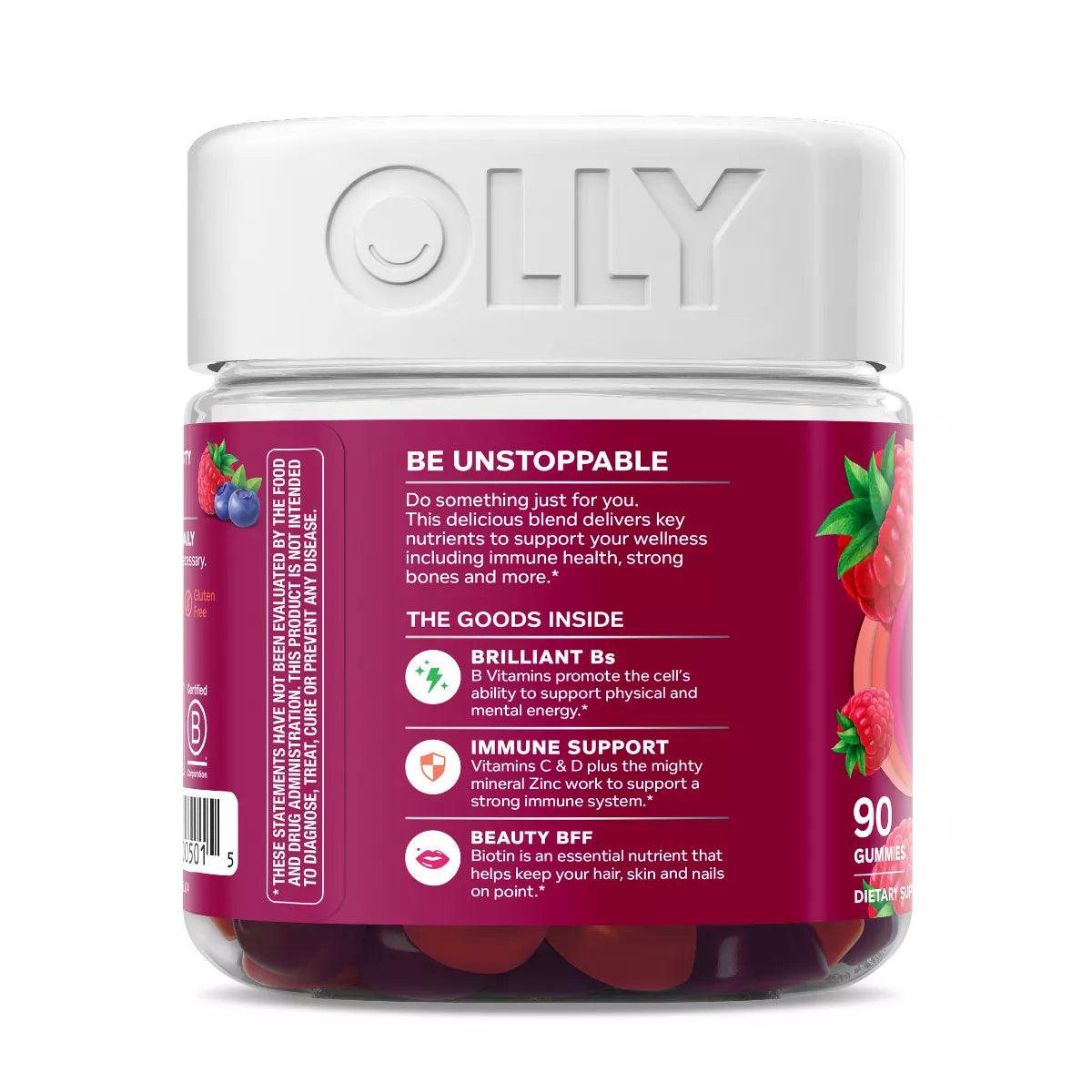 OLLY Women'S Multivitamin Gummies - Berry - Supply Center USA