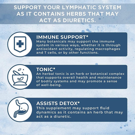 Maryruth Organics Lymphatic Support Drops, USDA Organic Immune Support Supplement, Lymphatic Support with Echinacea & Elderberry, Antioxidant & Immune Defense, Vegan, Non-Gmo, 30 Servings - Supply Center USA