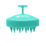 HEETA Shampoo Scalp Brush Massager Hair Growth, Scalp Scrubber with Soft Silicone Bristles for Hair Growth & Dandruff Removal, Hair Brush for Scalp Exfoliator, Black