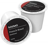 Amazon Brand - Solimo Dark Roast Coffee Pods, Compatible with Keurig 2.0 K-Cup Brewers 100 Count(Pack of 1)