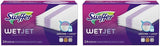 Swiffer Wetjet Hardwood Floor Cleaner Spray Mop Pad Refill, Bathroom Cleaning Supplies, Hardwood Floor Cleaner, Multi Surface, 24 Count