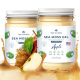 Trueseamoss Wildcrafted Irish Sea Moss Gel –7 Flavors- Nutritious Raw Seamoss Rich in Minerals, Proteins & Vitamins – Antioxidant Health Sea Moss, Vegan Made in USA (MANGO/PINEAPPLE, 1)