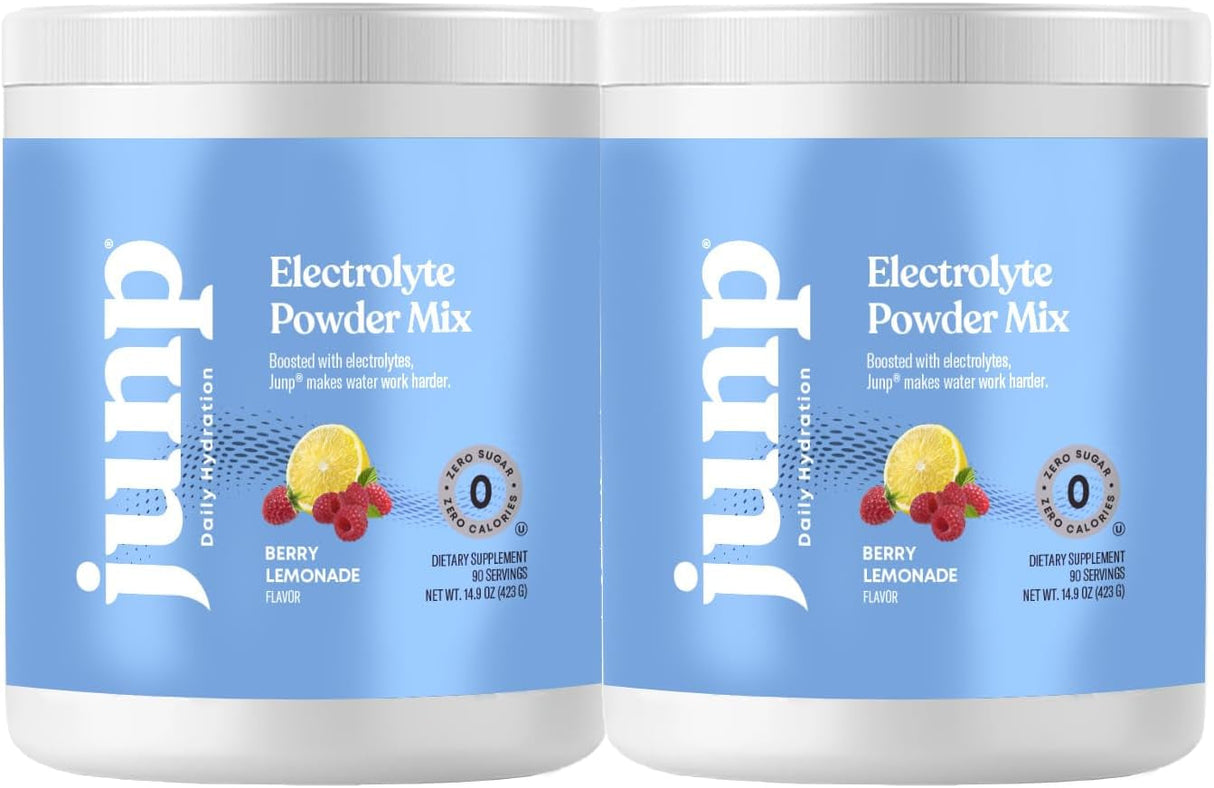 JUNP Electrolytes Powder No Sugar No Carbs, Mouthwatering Green Apple Keto Electrolyte Drink Mix, Potassium & Salt Hydration Powder Electrolytes Zero Calorie Sugar Free Electrolyte Powder, 90 Servings