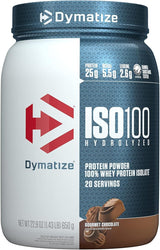 Dymatize ISO100 Hydrolyzed Protein Powder, 100% Whey Isolate, 25G of Protein, 5.5G Bcaas, Gluten Free, Fast Absorbing, Easy Digesting, Gourmet Vanilla, 20 Servings