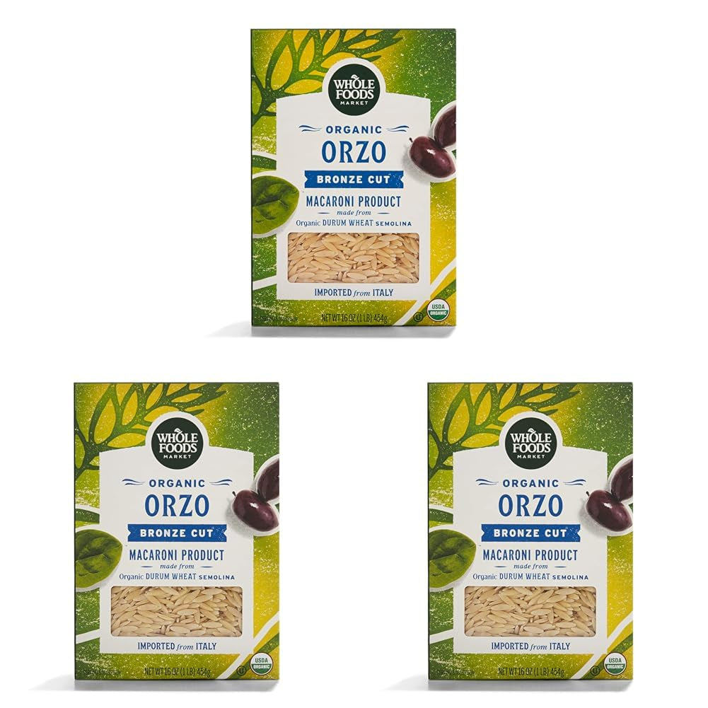 Whole Foods Market, Organic Orzo, 16 Ounce