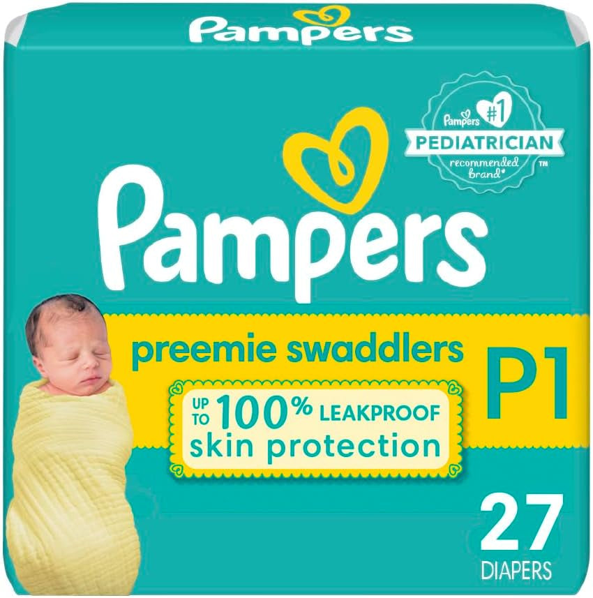 Pampers Swaddlers Diapers - Size 5, One Month Supply (132 Count), Ultra Soft Disposable Baby Diapers