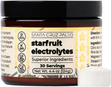 Santa Cruz Paleo Electrolytes Powder with Magnesium Glycinate, Dragonfruit, Hydration Drink Mix Made with Himalayan Pink Salt, Real Sea Salt, Gluten Free, Keto, Sugar Free, Paleo, 30 Servings, 1 Jar