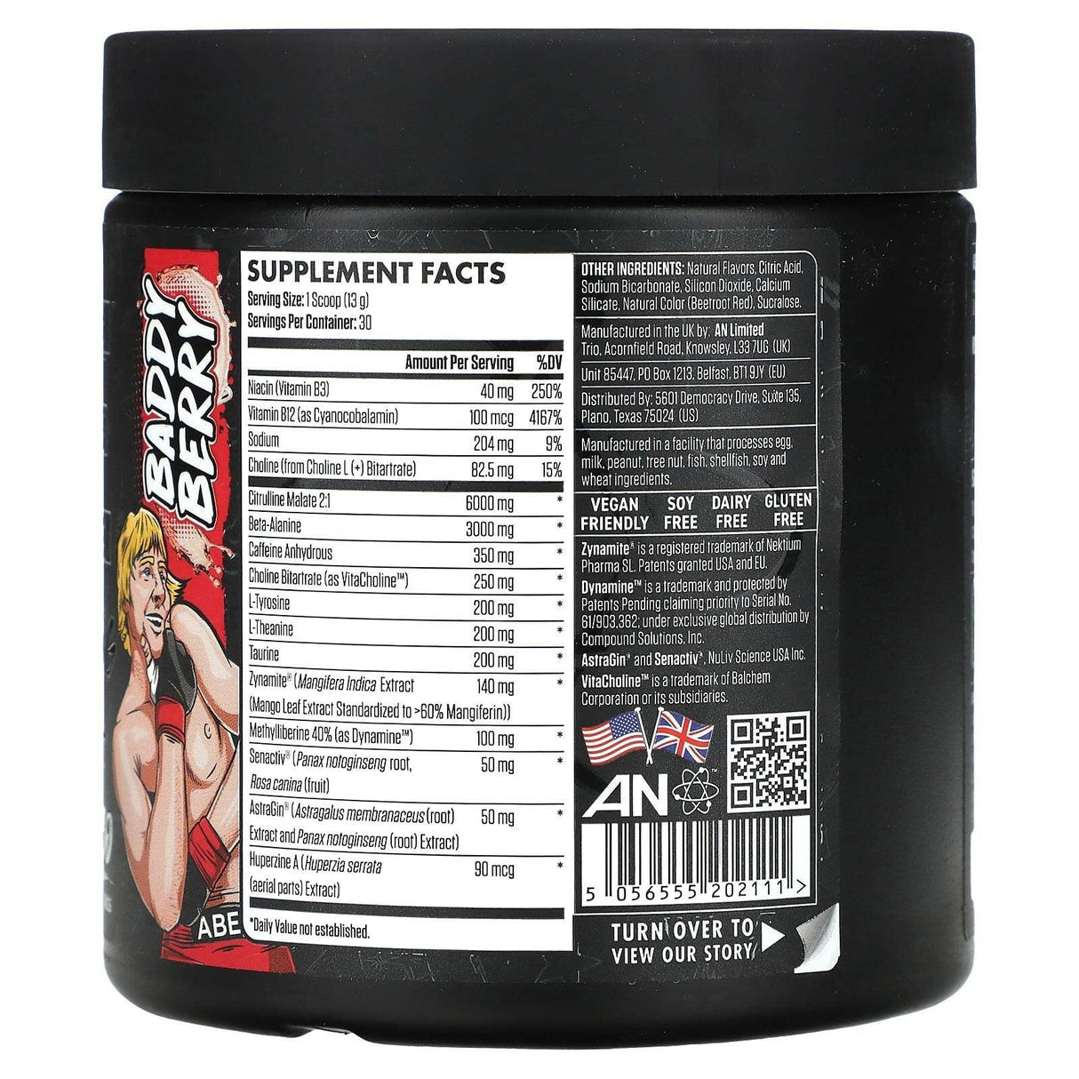 ABE, Ultimate Pre-Workout, Baddy Berry, 13.75 oz (390 g) - Supply Center USA