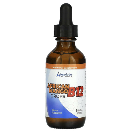 Absolute Nutrition, African Mango B12 Drops, 2 fl oz (60 ml) - Supply Center USA