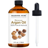 Majestic Pure Lavender Essential Oil with Glass Dropper | 100% Pure and Natural Lavender Oil | Premium Grade Essential Oils for Diffusers, Skin, Aromatherapy, Massage | 4 Fl Oz