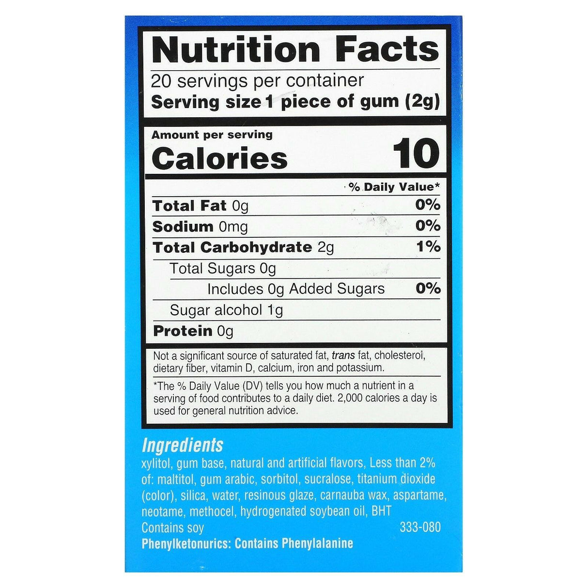 Act, Dry Mouth Moisturizing Gum with Xylitol, Sugar Free, Soothing Mint, 20 Pieces - Supply Center USA
