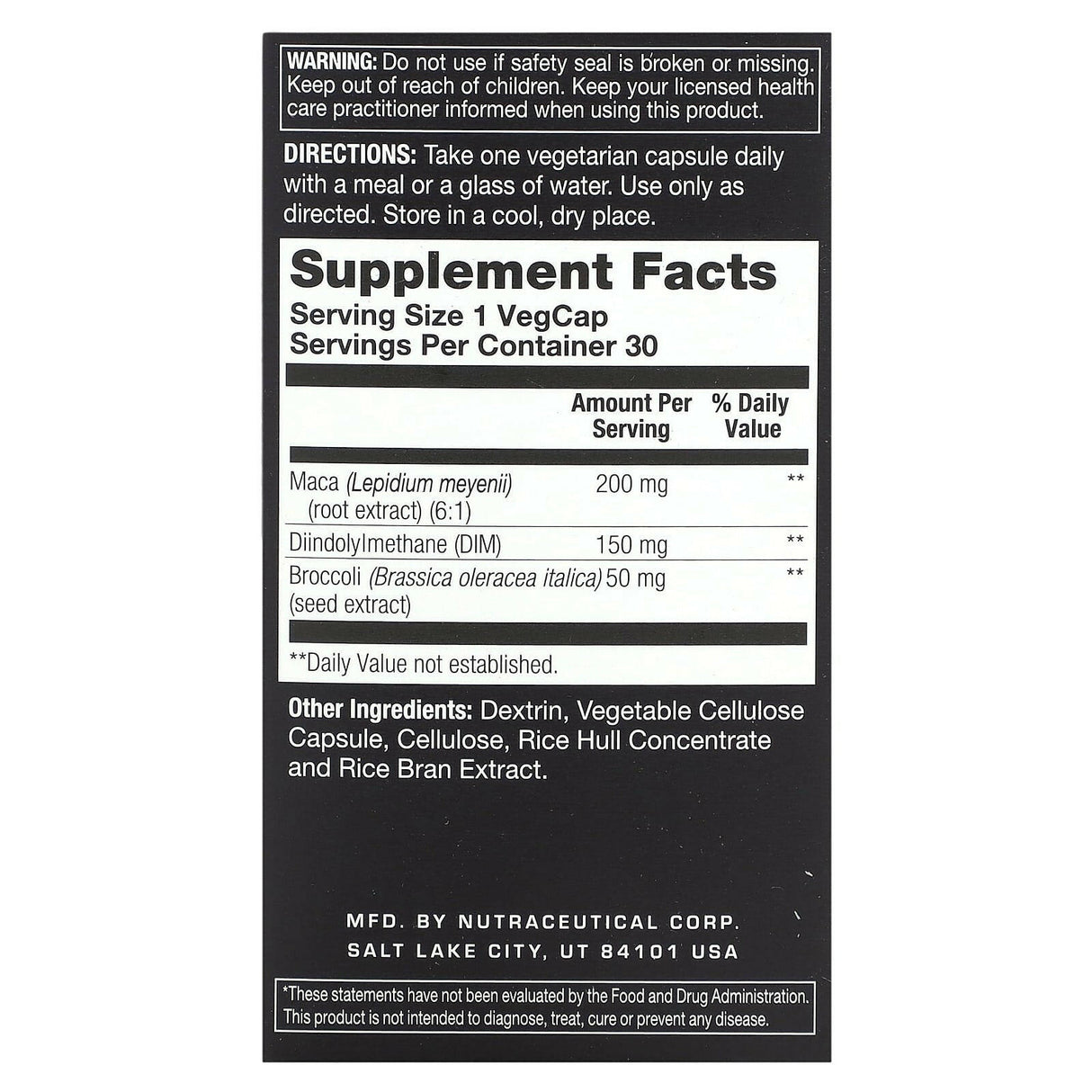 Action Labs, Alpha Advantage, Dim For Men, 30 Vegcaps - Supply Center USA