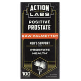 Action Labs, Positive Prostate, Saw Palmetto, Men's Support, 100 VegCaps - Supply Center USA