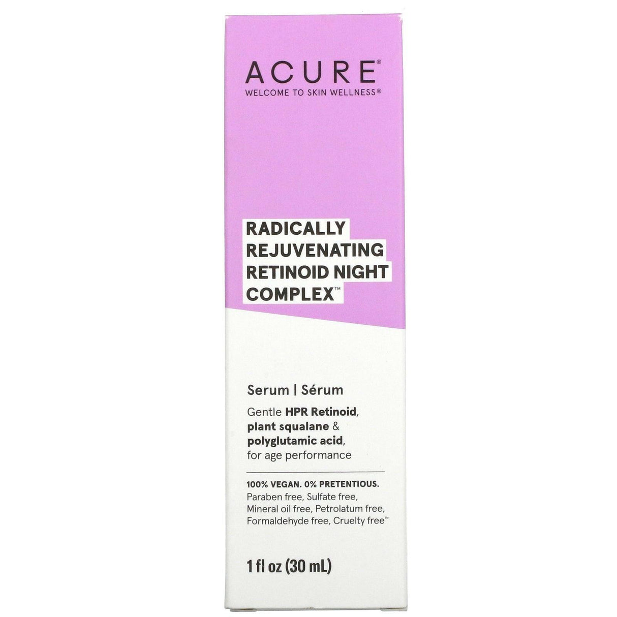 ACURE, Radically Rejuvenating Retinoid Night Complex, 1 fl oz (30 ml) - Supply Center USA