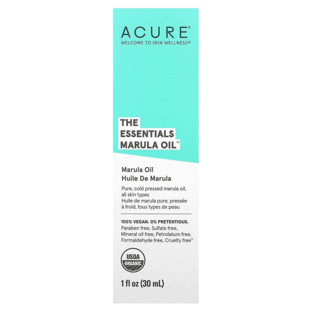 ACURE, The Essentials Marula Oil, 1 fl oz (30 ml) - Supply Center USA