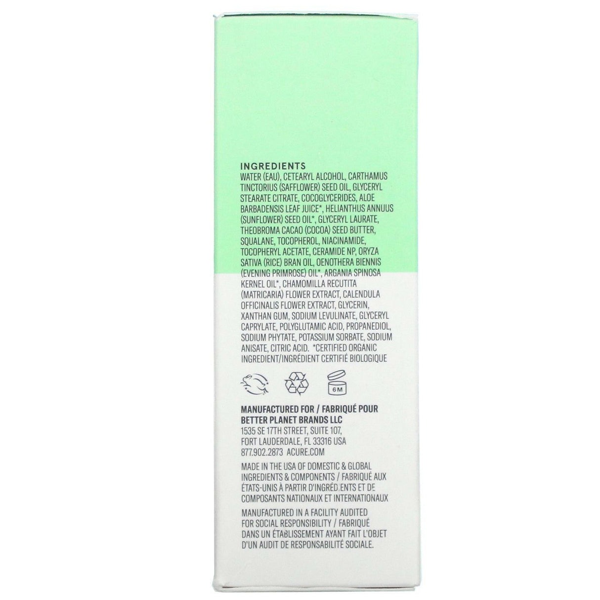 ACURE, Ultra Hydrating Plant Ceramide Daily Facial Lotion, 1.7 fl oz (50 ml) - Supply Center USA