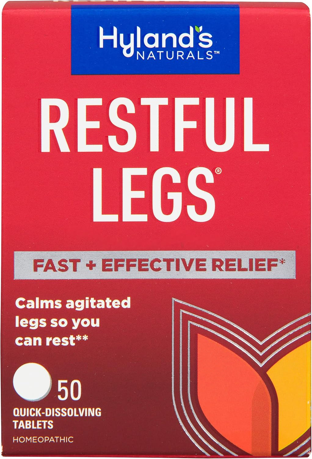 Hyland'S Restful Legs PM Tablets, Nighttime Formula, Quick Dissolving Tablets, 50 Count